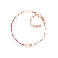 Bracciale Amen Donna Amore in Argento Cristallo BRCRICURR - BRCRICURR